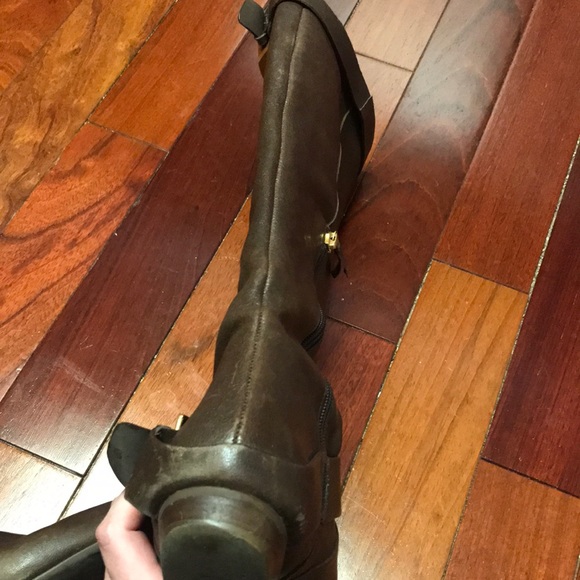 BCBG brown leather knee high riding boots - Picture 8 of 8